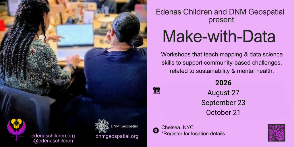 Make-With-Data Flyer August, September, October 2026 dates
